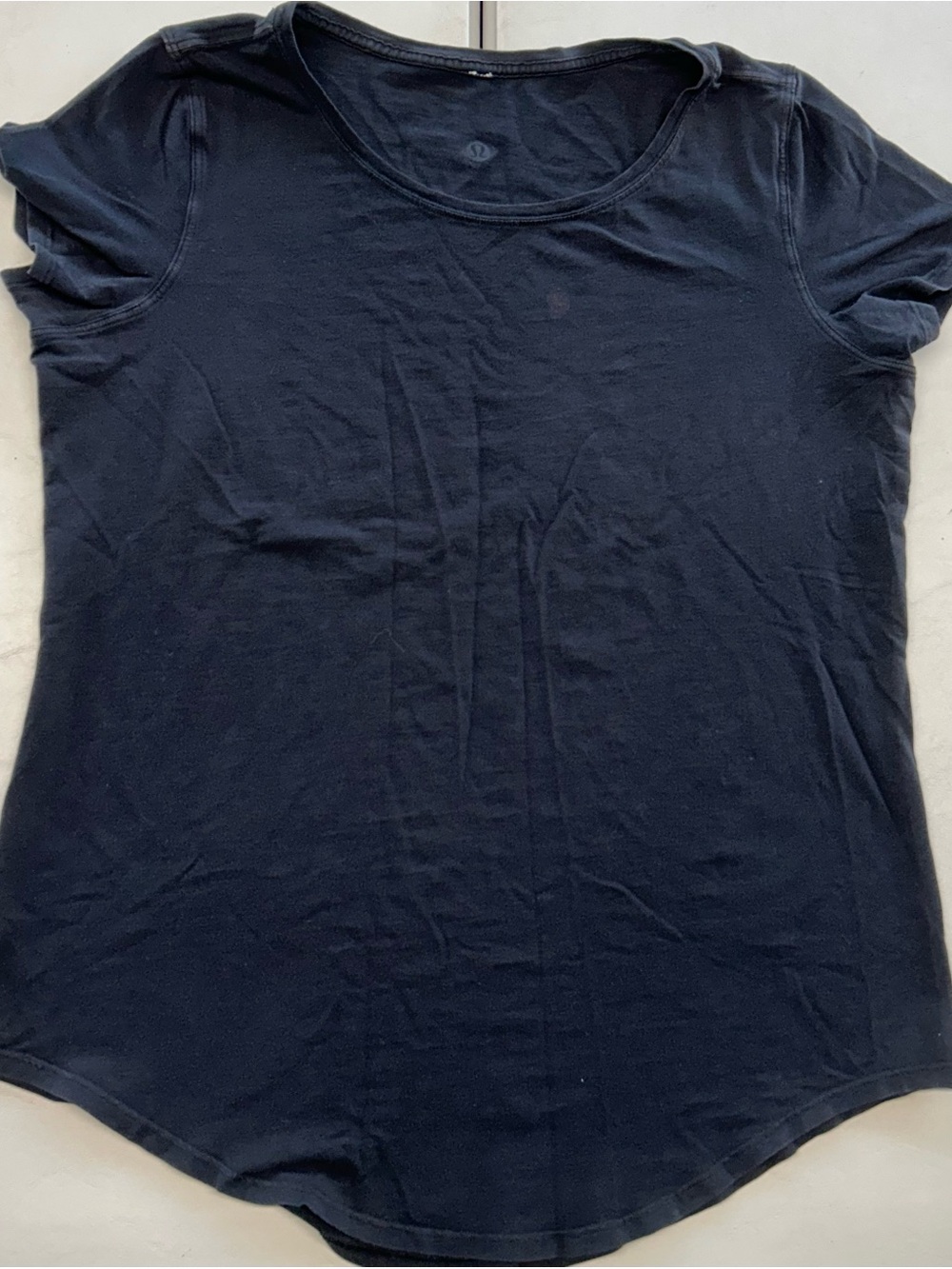 Classic Black Scoop Neck Women's Top